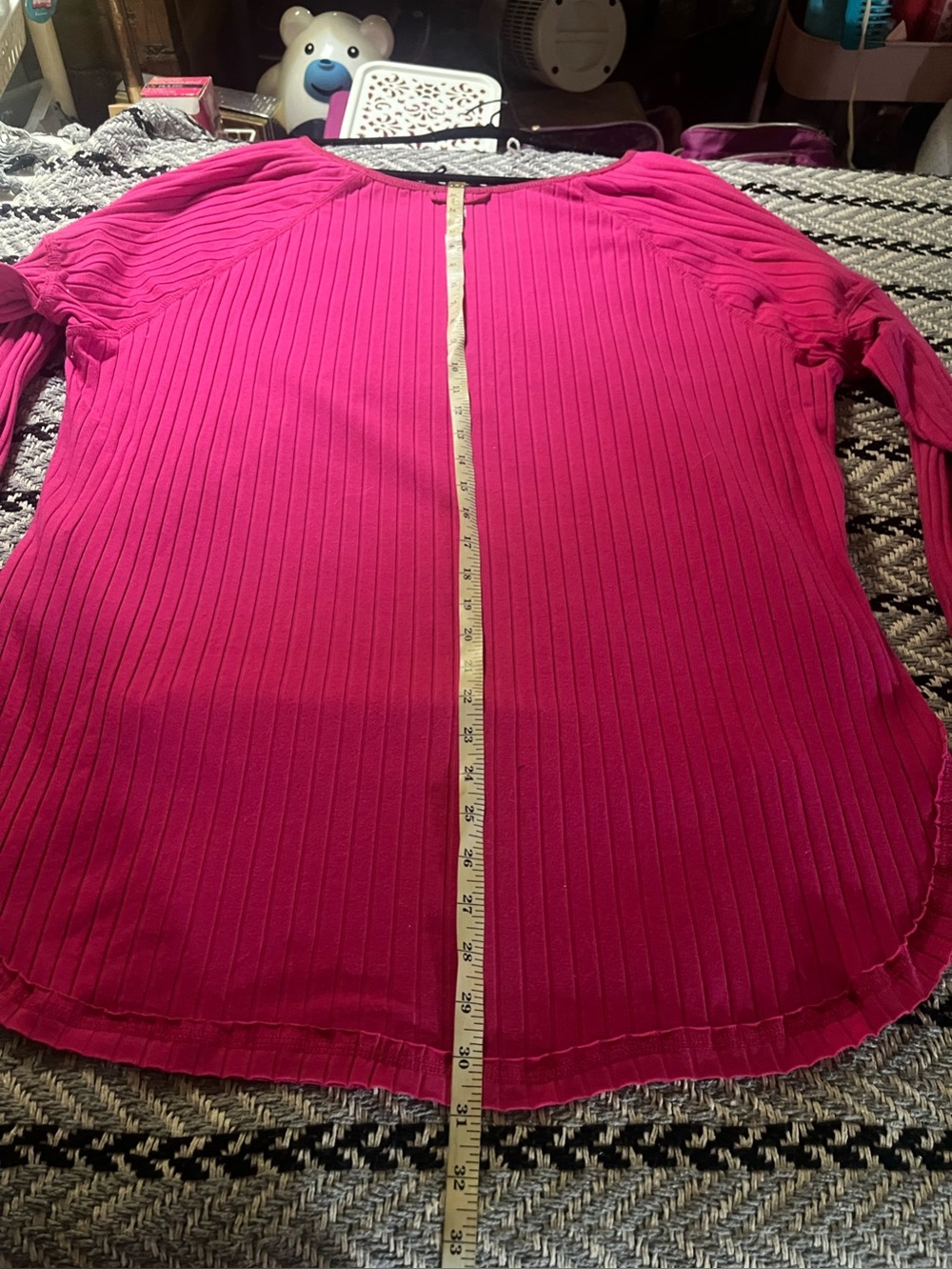 Free People Movement pink Lg Bella layer long sleeve ribbed tee. NWOT - Picture 9 of 9
